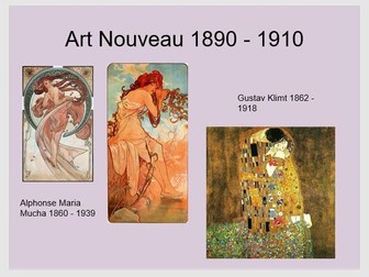 Art History timeline powerpoint with images