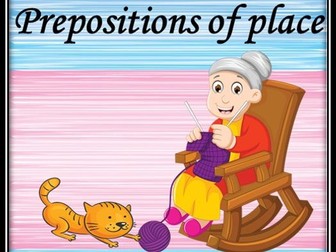 Prepositions of place. Memory game.