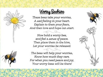 Worry Box - Don't worry bee happy!