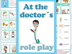At the doctor´s role play.