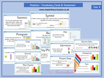 Year 4- Statistics Vocabulary and Assessment