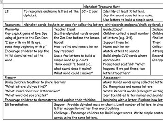 Outdoor Literacy & HWB Learning – 6 CfE Early Level Lesson Plans