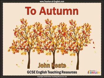 To Autumn by John Keats
