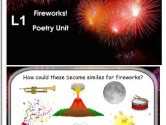 Year 2 Firework Poetry (2 week unit)