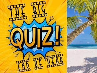 French themed End of year quiz