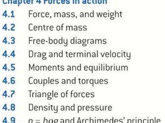 OCR AS level Physics: Forces in Action