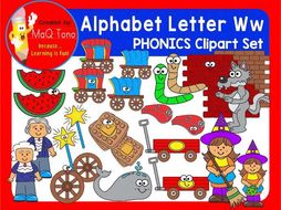 alphabet letter ww phonics