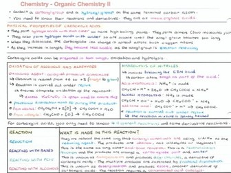 A* STUDENT EDEXCEL A LEVEL CHEMISTRY NOTES - ORGANIC 2
