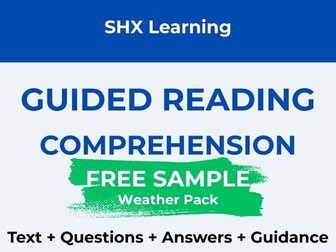 FREE KS1 Guided Reading Comprehension Pack – Weather (5 Texts, Questions & Answers)