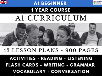 ESL TEFL A1 Beginner Curriculum Course Book