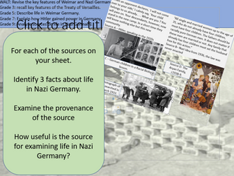 Weimar and Nazi Germany final revision lesson