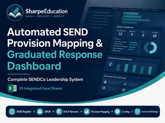 SEND Provision Mapping & Graduated Response Dashboard