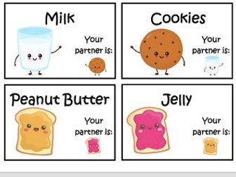 'Find a Partner' Cards (x32)