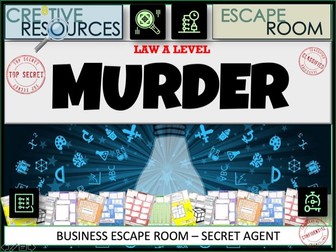 Law A level Escape Room - Murder