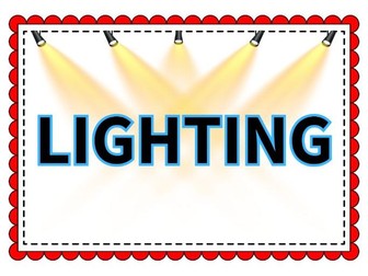 Lighting Key word Display posters