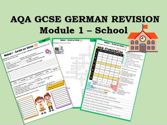NEW AQA GCSE German - Grammar and Revision Sheets