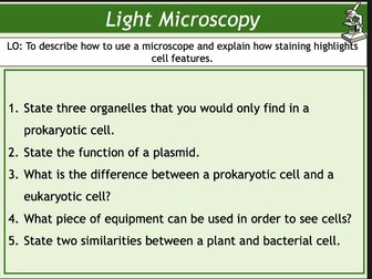 GCSE Biology: Light Microscopy