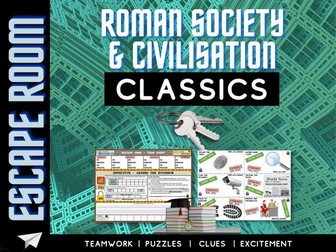 Roman Society and Civilisation Classics Escape Room