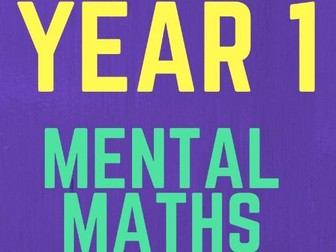 Year 1 Mental Maths Revision Book