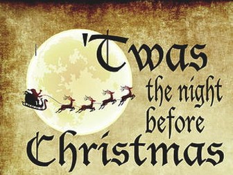 Year 3 Reading Comprehension Text 'Twas the Night Before Christmas'