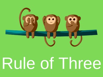 The Rule of Three resources