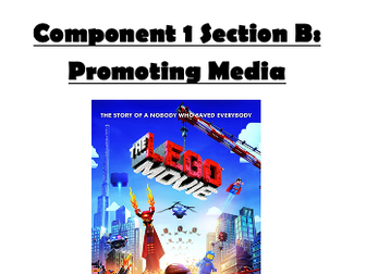 GCSE Media Promoting Media Booklet