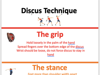 Discus Technique Sheet