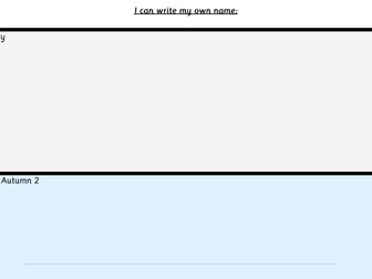 Name Writing Tracker