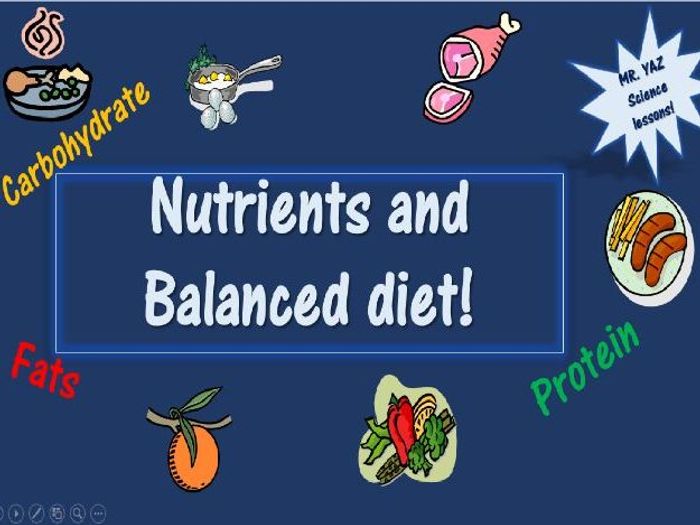 Nutrients And Balanced Diet Lesson KS3 | Teaching Resources