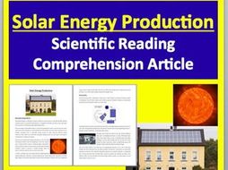 Solar Energy Production - Renewable Energy - Science Reading Article