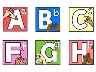 BSL alphabet