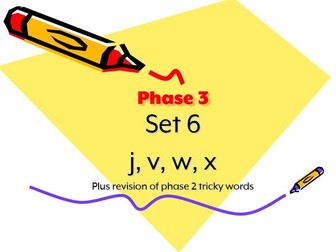 Letters and numbers phase 3 set 6 full phonics lessons