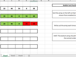 GCSE Bubble Sort Programming Lesson | Teaching Resources