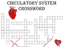 Biology Crossword Puzzle: Circulation System (Includes blood vessels