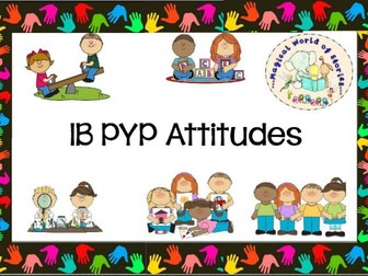 IB PYP Attitudes - Back to School