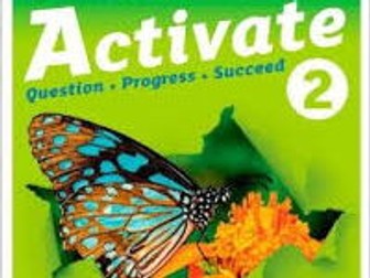 Activate 2 Biology Chapter 1 entire SOW