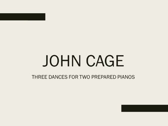 John Cage EdExcel A Level Music powerpoint