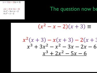 Expanding two or more pairs of brackets(Distributive rule)