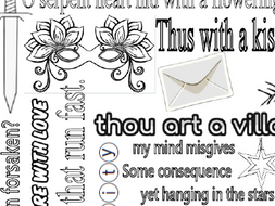 Romeo and Juliet Quotation Colouring | Teaching Resources