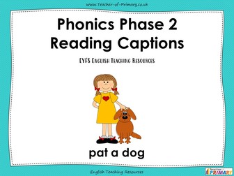 Phonics Phase 2 Captions - EYFS