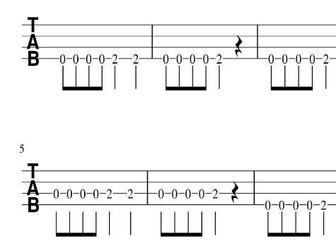 2nd Fret Blues for Ukulele