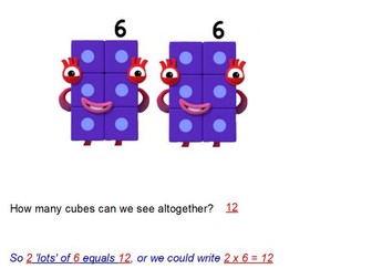 Numberblocks Multiplication