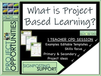 Project Based Learning Training for Teachers