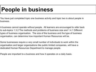 Sub-topic 2.1.2 Employment contracts and legal controls over employment issues