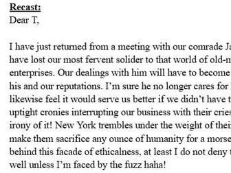 Meyer Wolfsheim Gothic Recast + Commentary