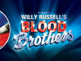 Blood Brothers theme of childhood revision grid