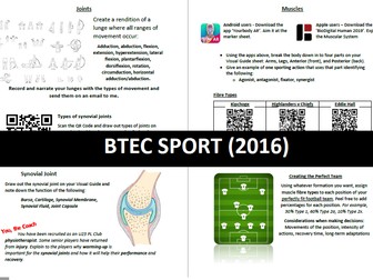 BTEC Sport 2016 - Unit 1 A&P  Posters