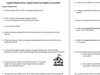 Angular momentum and  angular acceleration - questions