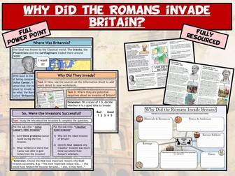 KS3 Romans - Why Did the Romans Invade Britain?