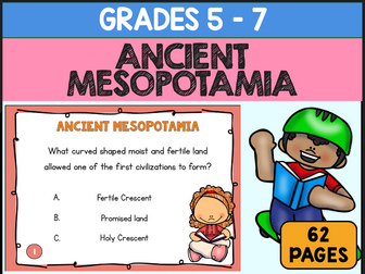 Ancient Mesopotamia Task Cards Ancient Civilizations Review